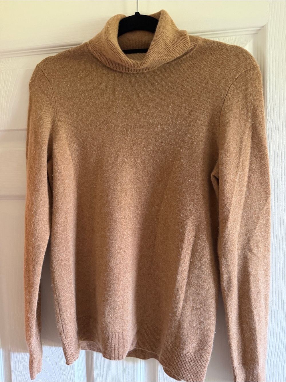 Cashmere TalbotsWomen's Camel Turtleneck Sweater - Soft Knit Classic. See notes